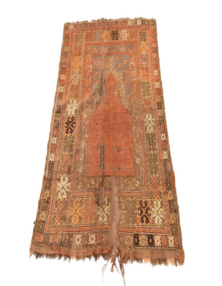 Detail image of  3' 3 x 5'  Hand Knotted Anatolian Wool Rug