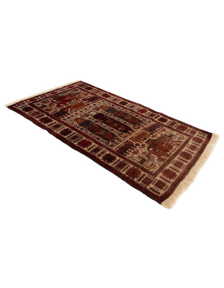 Detail image of  3' 3 x 5' 5  Hand Knotted Anatolian Wool Rug