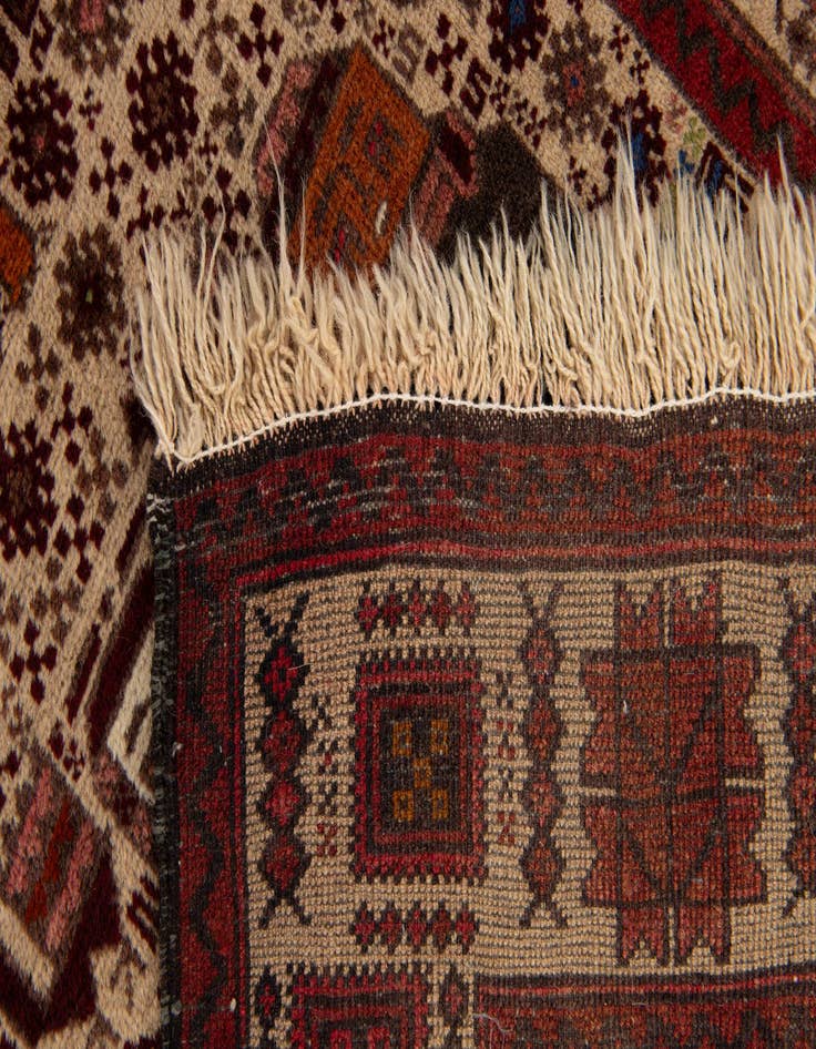 Detail image of  3' 3 x 5' 5  Hand Knotted Anatolian Wool Rug
