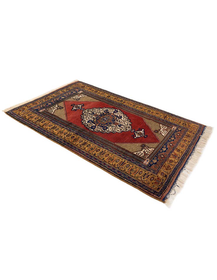 Detail image of  3' 7 x 5' 7  Hand Knotted Anatolian Wool Rug