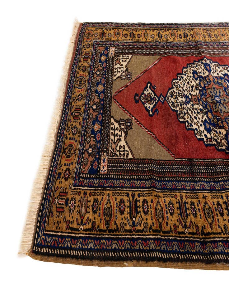 Detail image of  3' 7 x 5' 7  Hand Knotted Anatolian Wool Rug