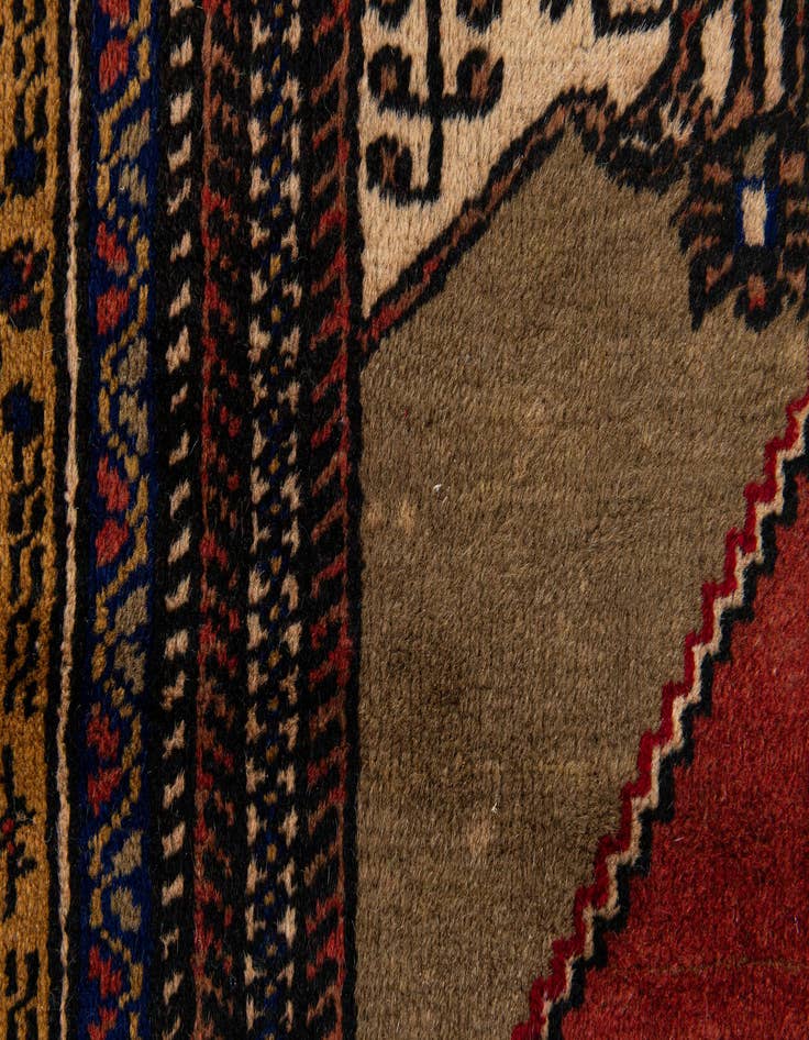 Detail image of  3' 7 x 5' 7  Hand Knotted Anatolian Wool Rug