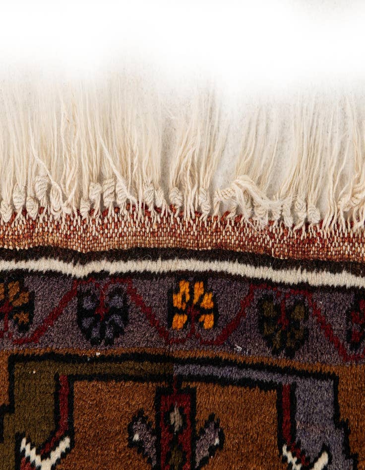 Detail image of  4' 3 x 8' 2  Hand Knotted Anatolian Wool Rug