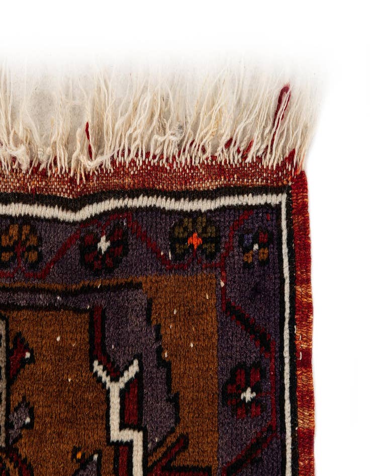 Detail image of  4' 3 x 8' 2  Hand Knotted Anatolian Wool Rug
