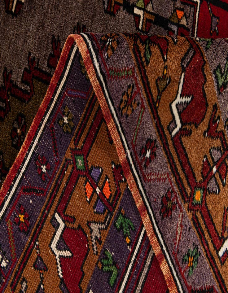 Detail image of  4' 3 x 8' 2  Hand Knotted Anatolian Wool Rug