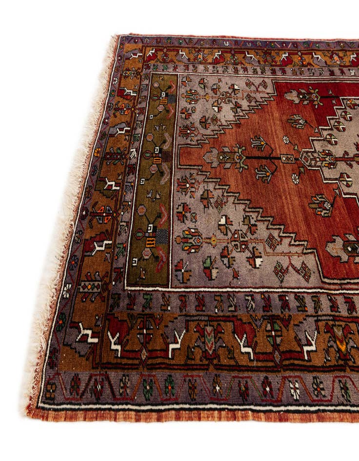 Detail image of  4' 3 x 8' 2  Hand Knotted Anatolian Wool Rug