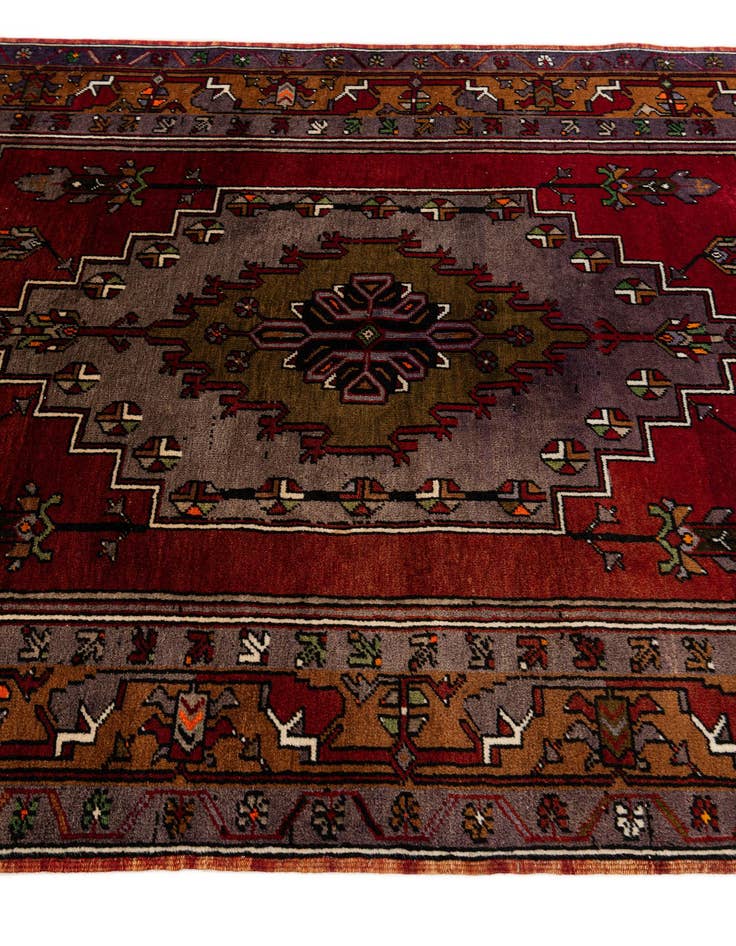 Detail image of  4' 3 x 8' 2  Hand Knotted Anatolian Wool Rug