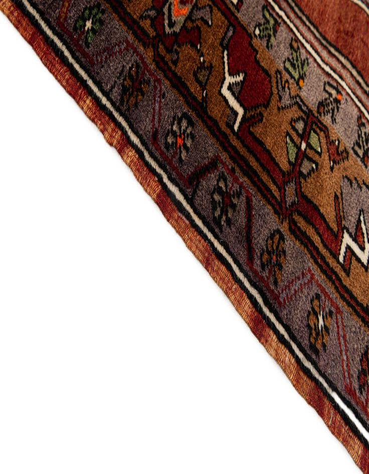 Detail image of  4' 3 x 8' 2  Hand Knotted Anatolian Wool Rug