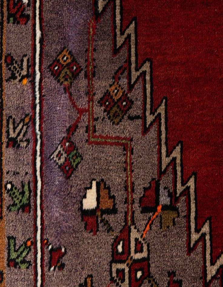 Detail image of  4' 3 x 8' 2  Hand Knotted Anatolian Wool Rug