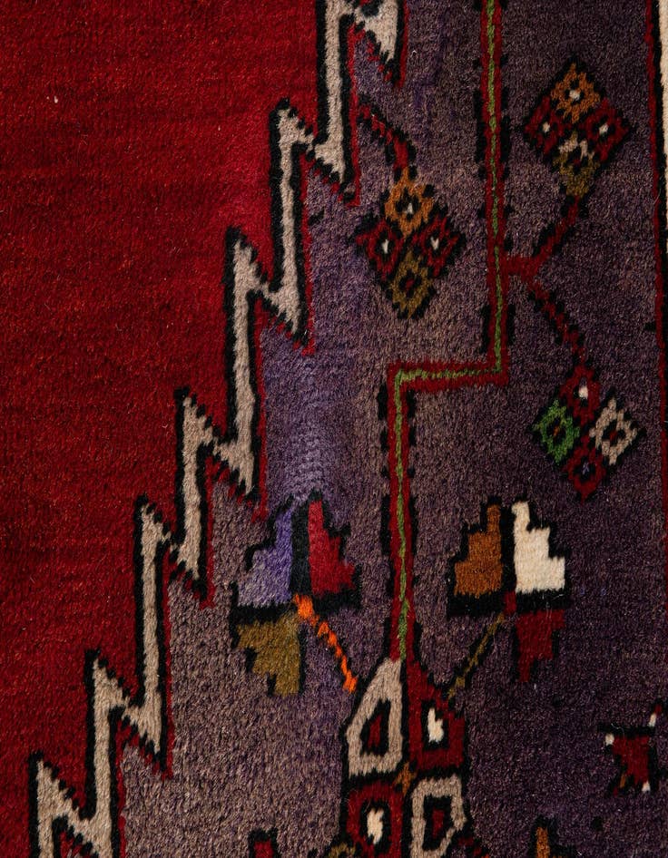 Detail image of  4' 3 x 8' 2  Hand Knotted Anatolian Wool Rug