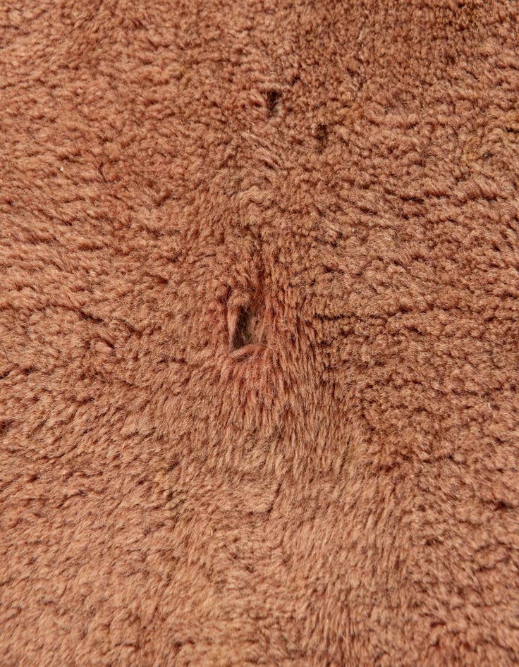 Detail image of  6' 10 x 10'  Hand Knotted Antique Finish Oriental Wool Rug