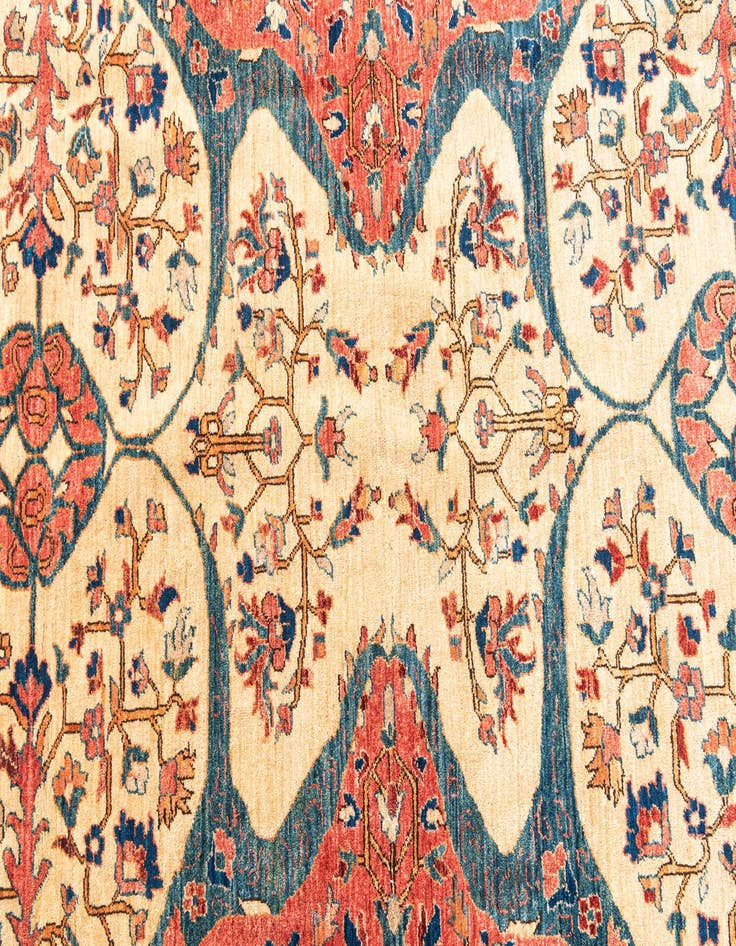 Detail image of  6' 8 x 9' 10  Hand Knotted Ariana Ziegler Oriental Rug