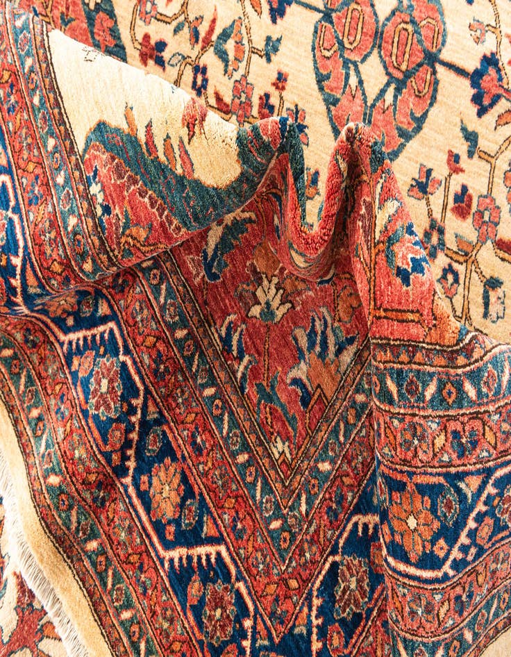 Detail image of  6' 8 x 9' 10  Hand Knotted Ariana Ziegler Oriental Rug