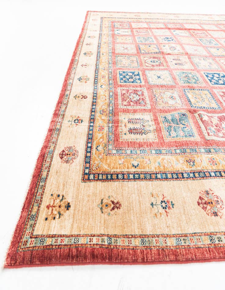 Detail image of  10' x 13' 3  Hand Knotted Ariana Ziegler Rug