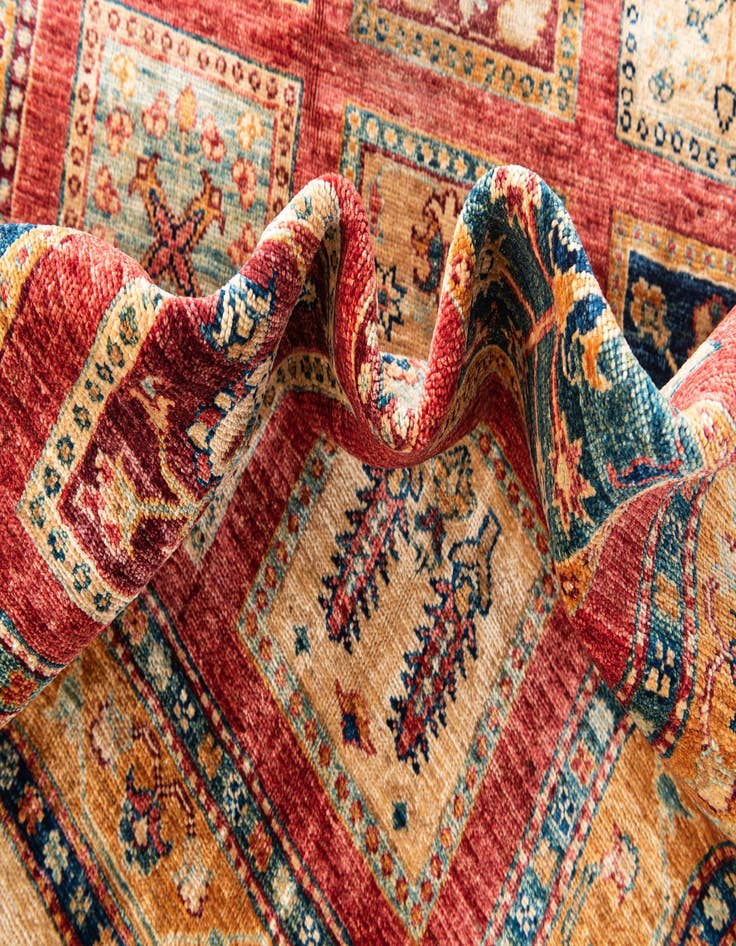 Detail image of  10' x 13' 3  Hand Knotted Ariana Ziegler Rug