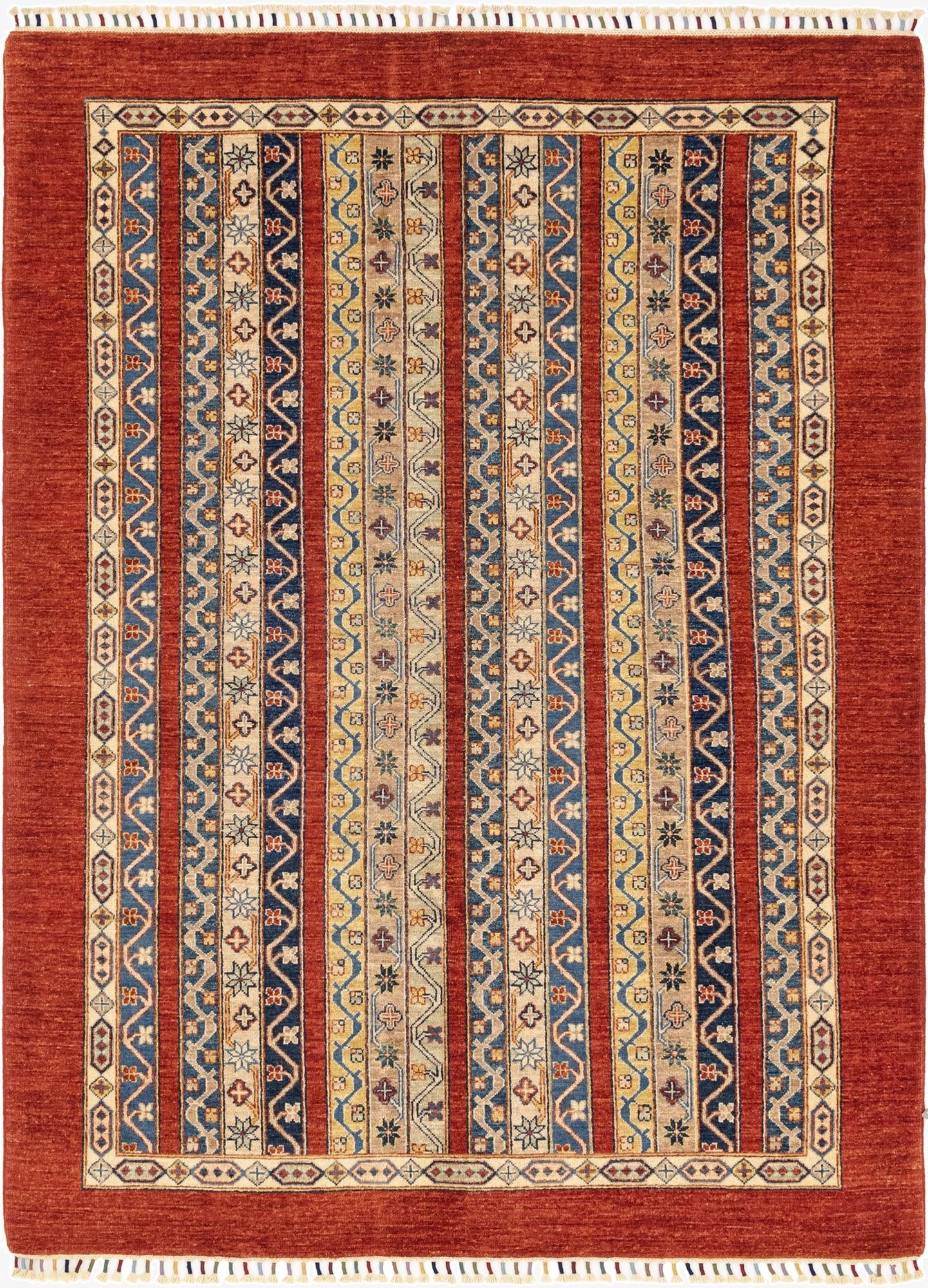  5' x 6' 8  Hand Knotted Ariana Ziegler Rug