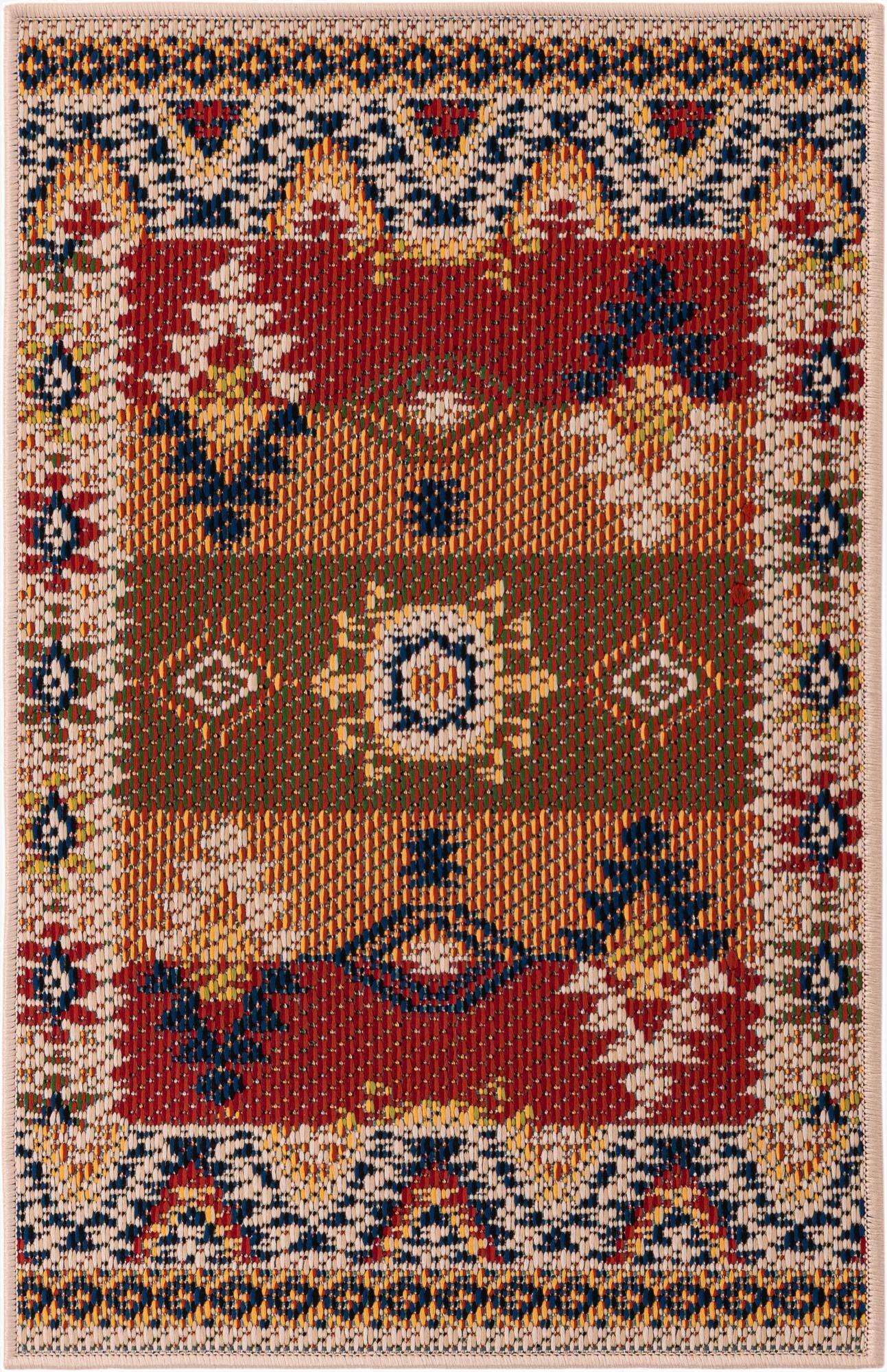  2' x 3'  Washable Baja Indoor / Outdoor Rug