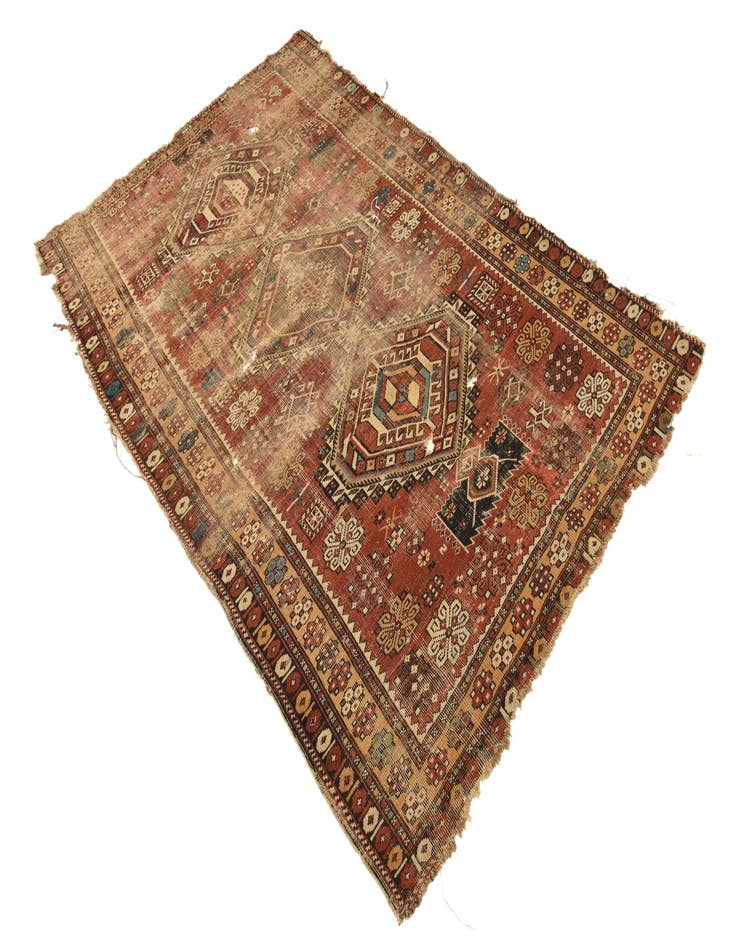 Detail image of  4' 4 x 6' 9  Hand Knotted Bakhtiar Persian Wool Rug