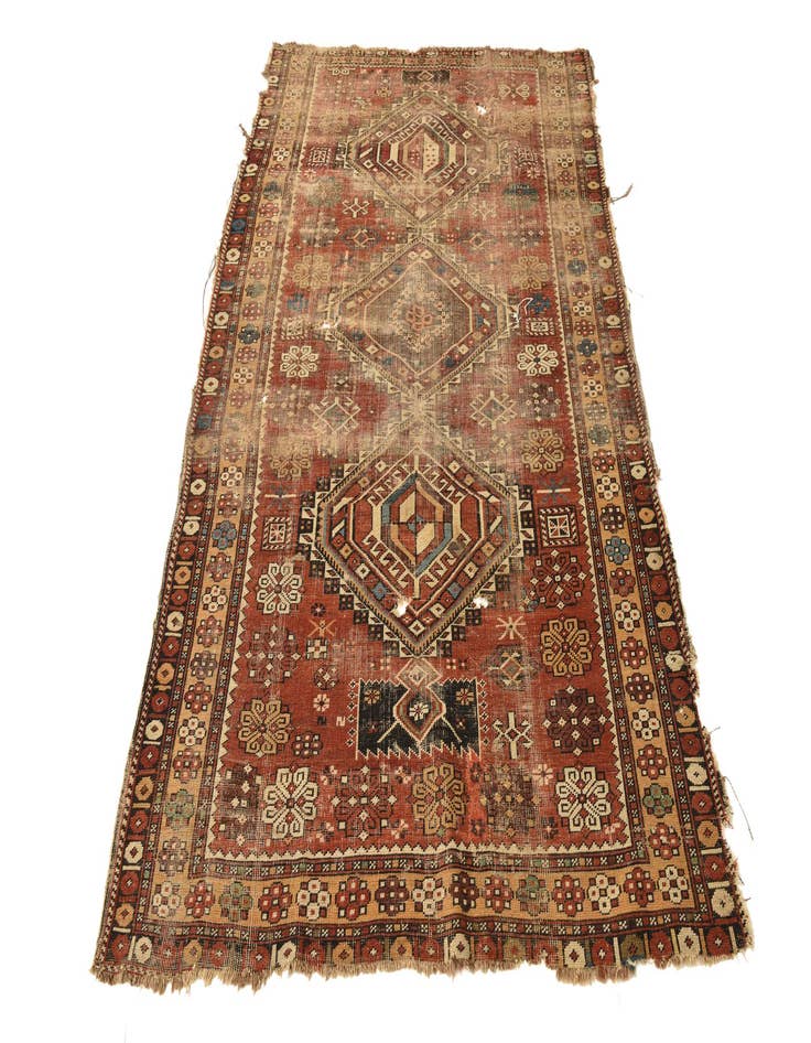 Detail image of  4' 4 x 6' 9  Hand Knotted Bakhtiar Persian Wool Rug