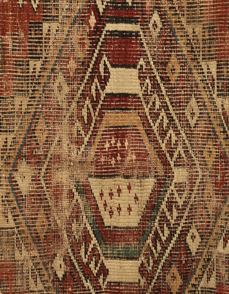 Detail image of  4' 4 x 6' 9  Hand Knotted Bakhtiar Persian Wool Rug