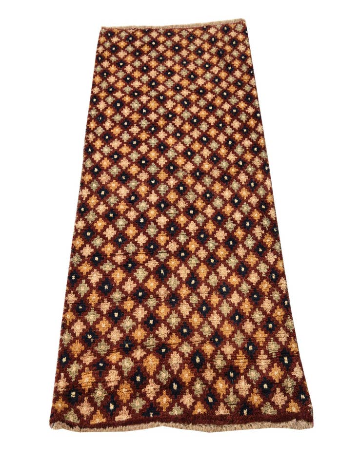 Detail image of  3' x 5' 1  Hand Knotted Balouch Wool Rug