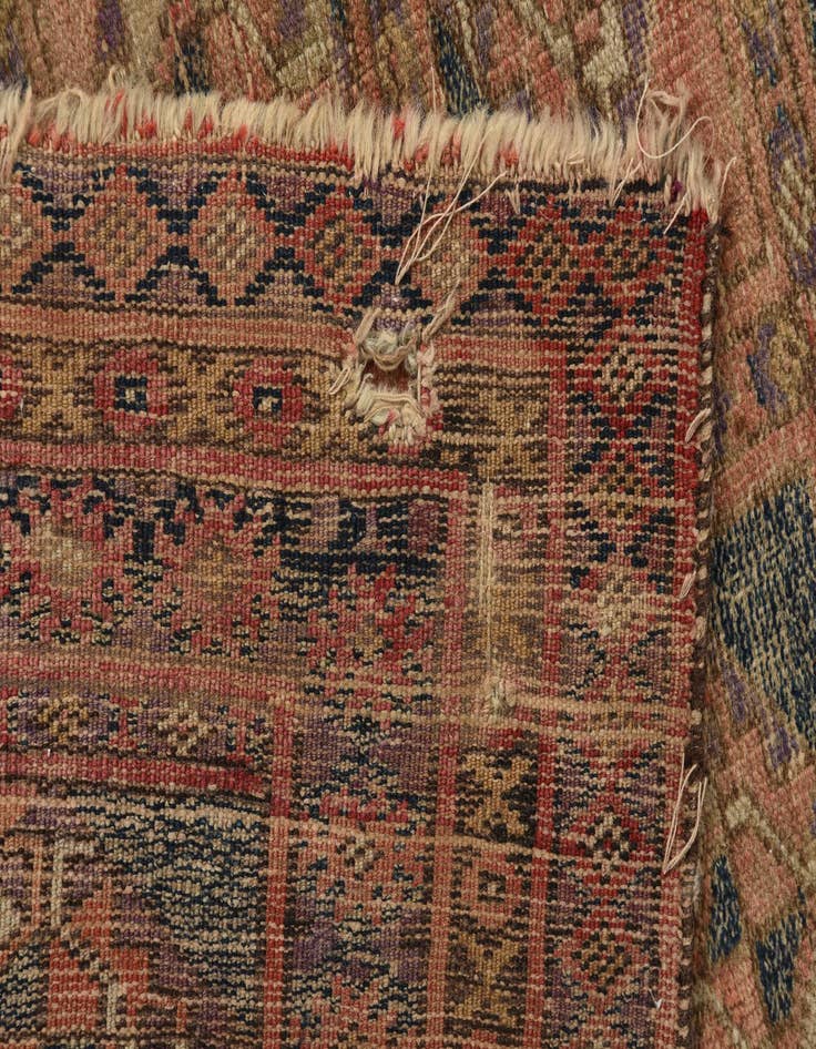Detail image of  3' 3 x 5' 6  Hand Knotted Balouch Persian Wool Rug