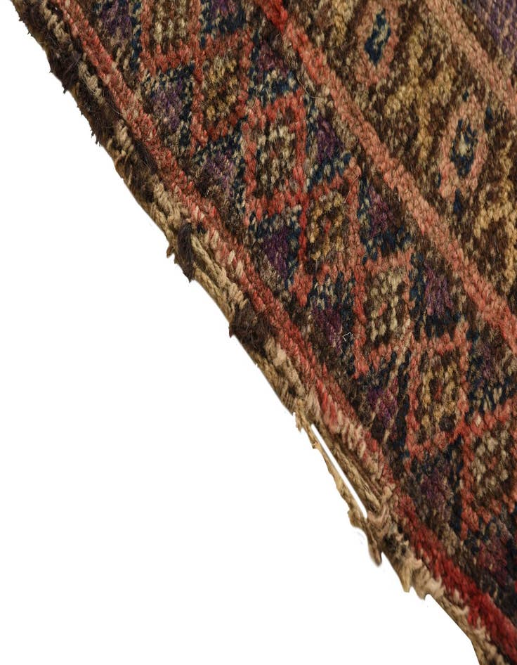 Detail image of  3' 3 x 5' 6  Hand Knotted Balouch Persian Wool Rug