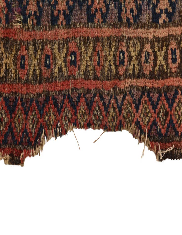 Detail image of  3' 3 x 5' 6  Hand Knotted Balouch Persian Wool Rug