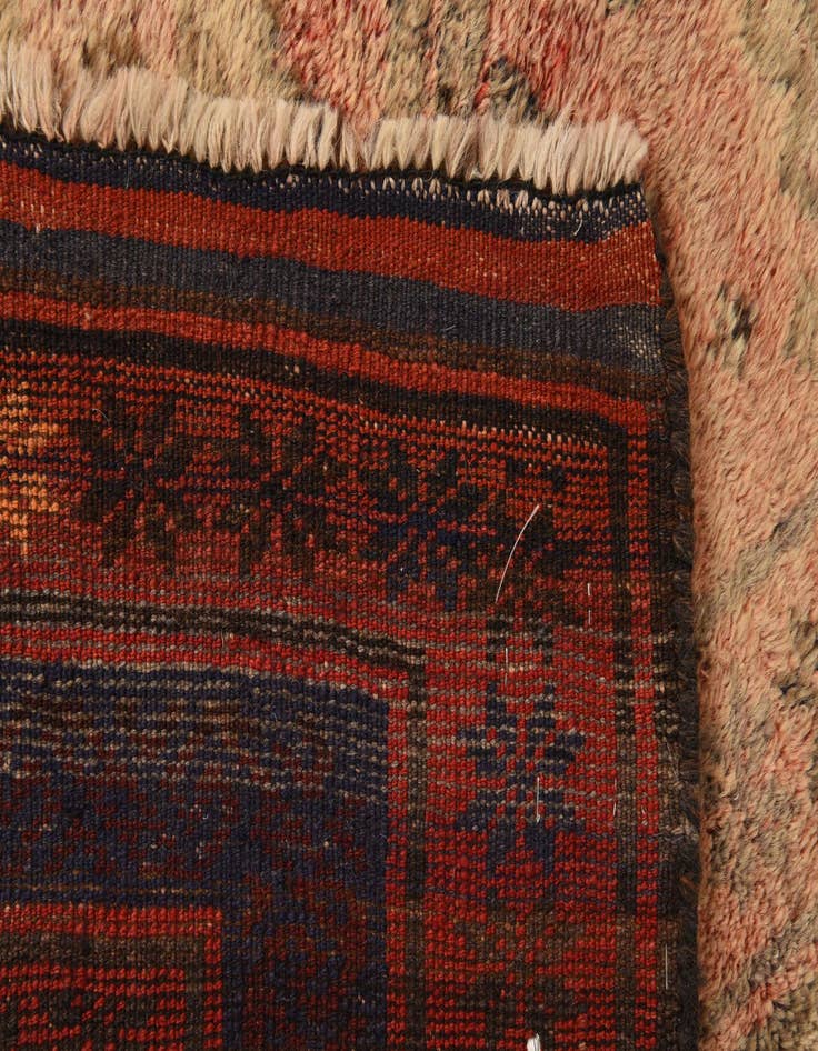 Detail image of  5' x 8' 1  Hand Knotted Balouch Persian Wool Rug