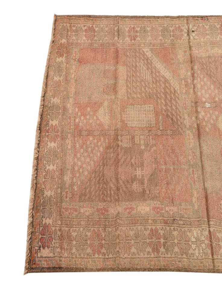 Detail image of  3' x 4' 7  Hand Knotted Balouch Persian Wool Rug