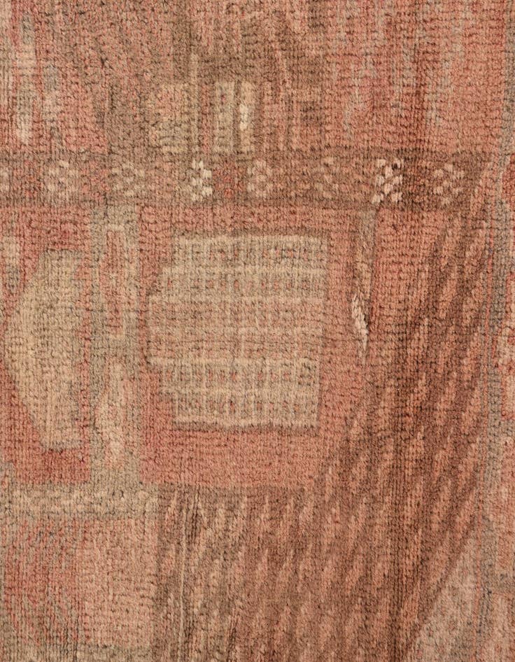 Detail image of  3' x 4' 7  Hand Knotted Balouch Persian Wool Rug