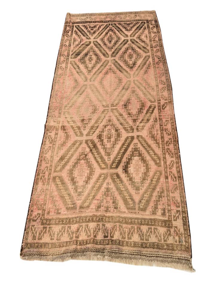 Detail image of 4' x 6' 3 Hand Knotted Balouch Persian Wool Rug