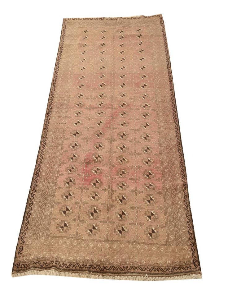 Detail image of  3' 10 x 6' 4  Hand Knotted Balouch Persian Wool Rug