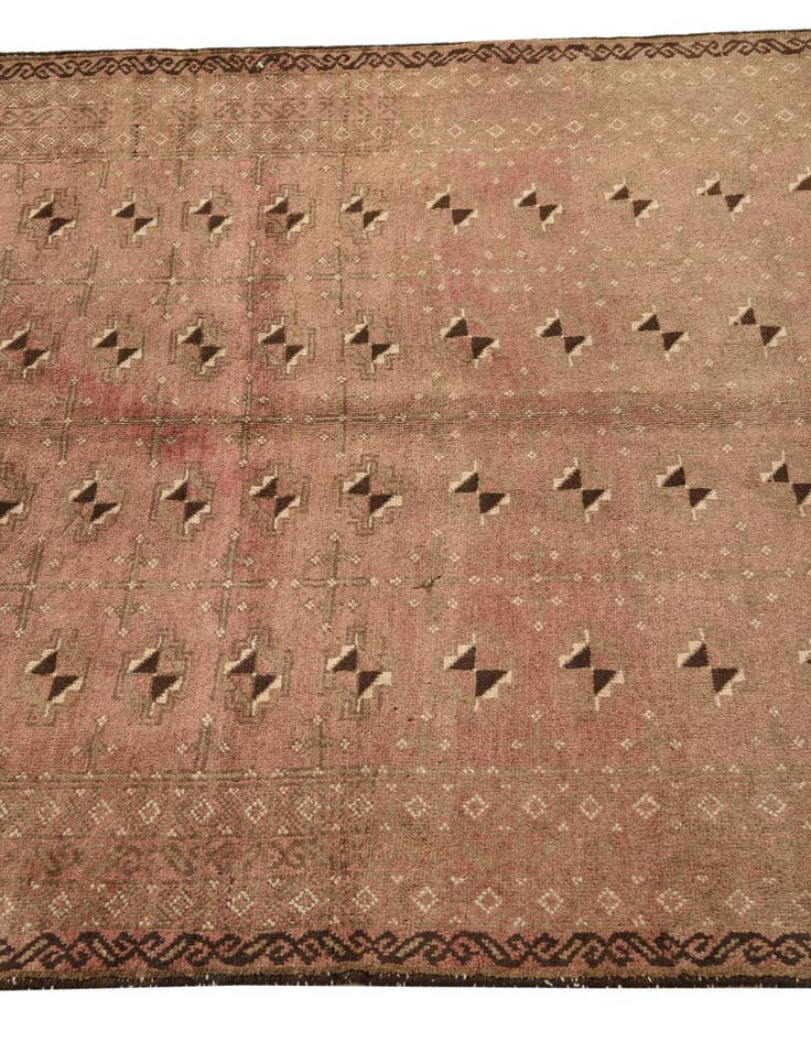 Detail image of  3' 10 x 6' 4  Hand Knotted Balouch Persian Wool Rug