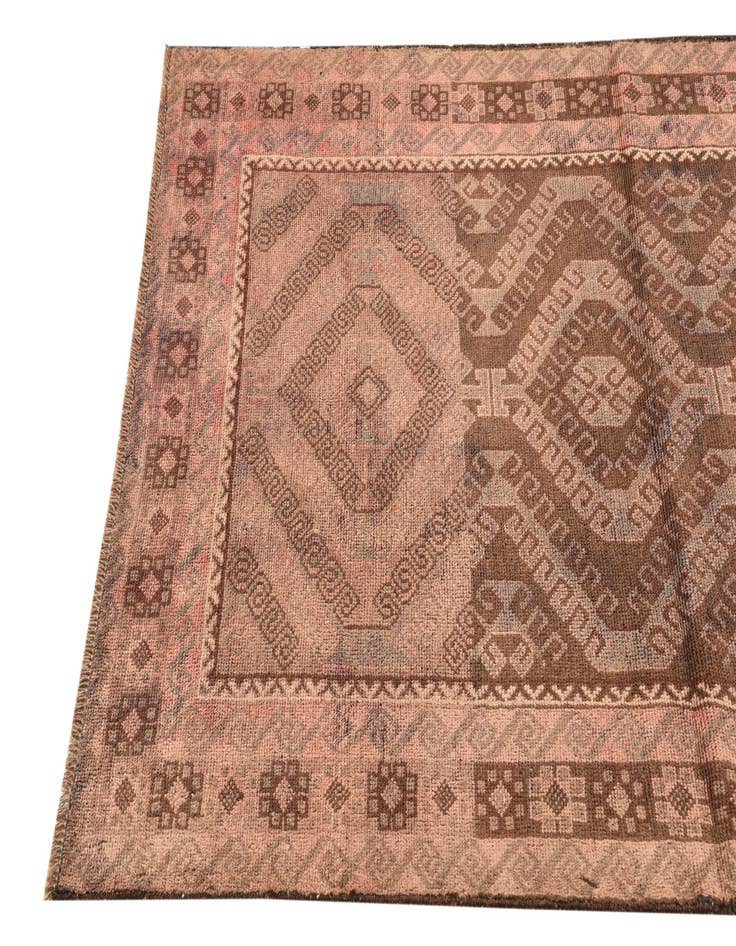 Detail image of  3' 6 x 5' 7  Hand Knotted Balouch Persian Wool Rug