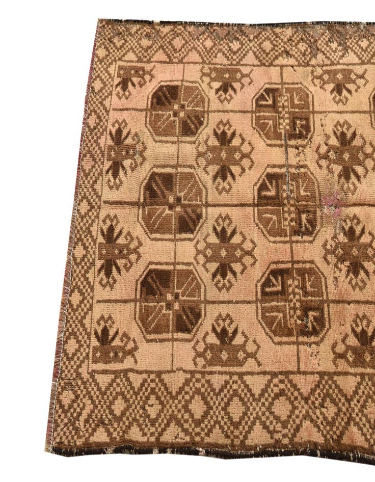 Detail image of  2' 9 x 4' 8  Hand Knotted Balouch Persian Wool Rug