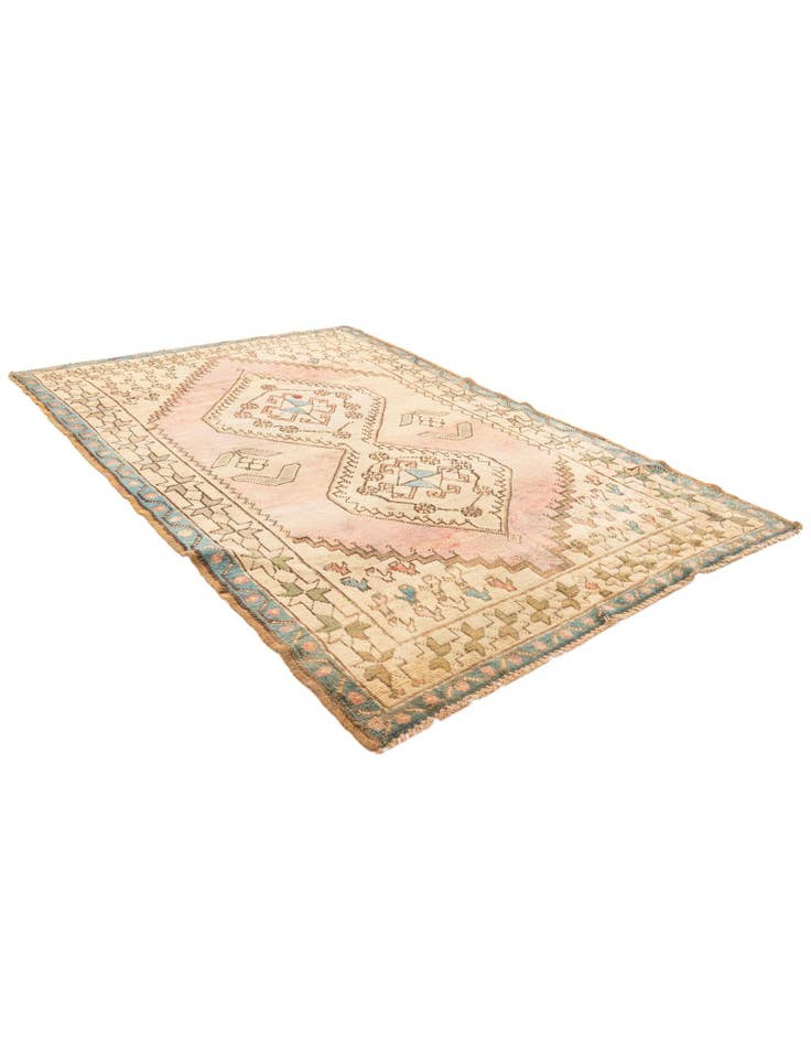 Detail image of  4' 2 x 6' 7  Hand Knotted Balouch Wool Rug