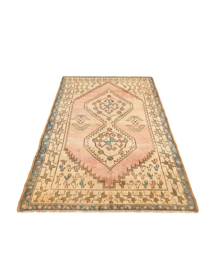 Detail image of  4' 2 x 6' 7  Hand Knotted Balouch Wool Rug