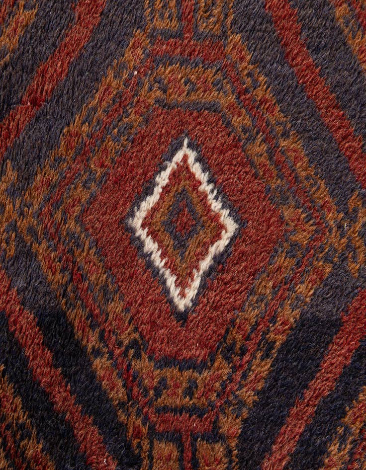 Detail image of  2' 7 x 4' 3  Hand Knotted Balouch Persian Wool Rug