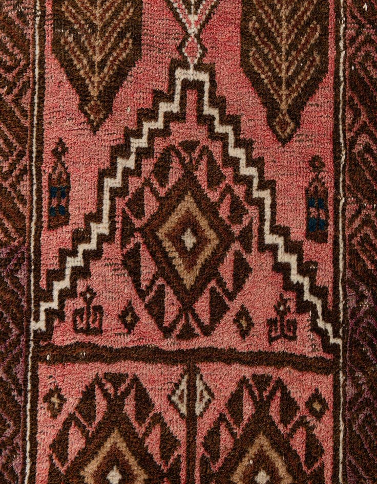 Detail image of  2' 11 x 4' 6  Hand Knotted Balouch Persian Wool Rug