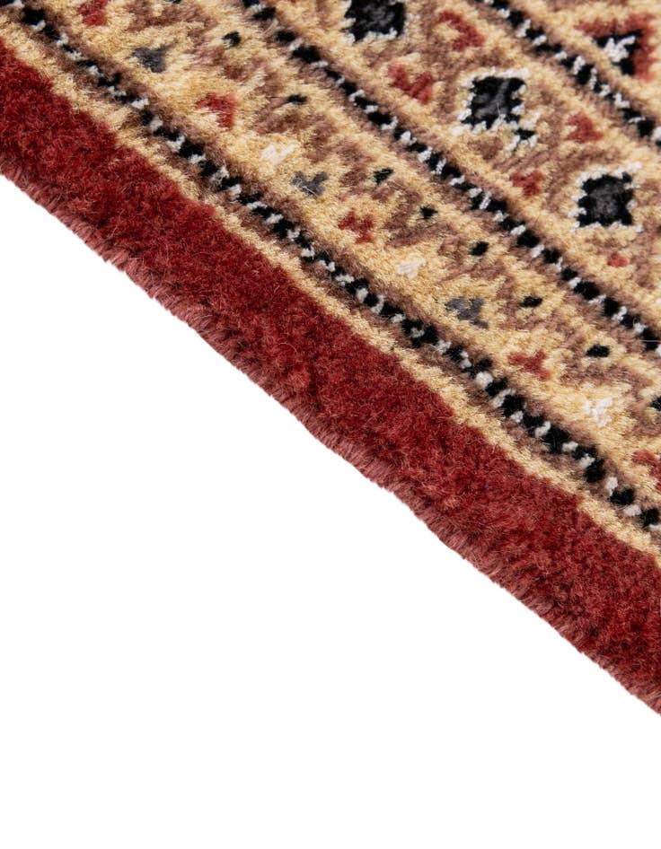 Detail image of  4' 3 x 6' 1  Hand Knotted Bokhara Oriental Wool Rug