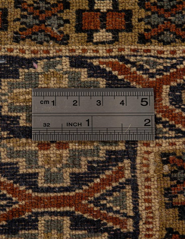 Detail image of  2' 8 x 4' 3  Hand Knotted Bokhara Oriental Wool Rug