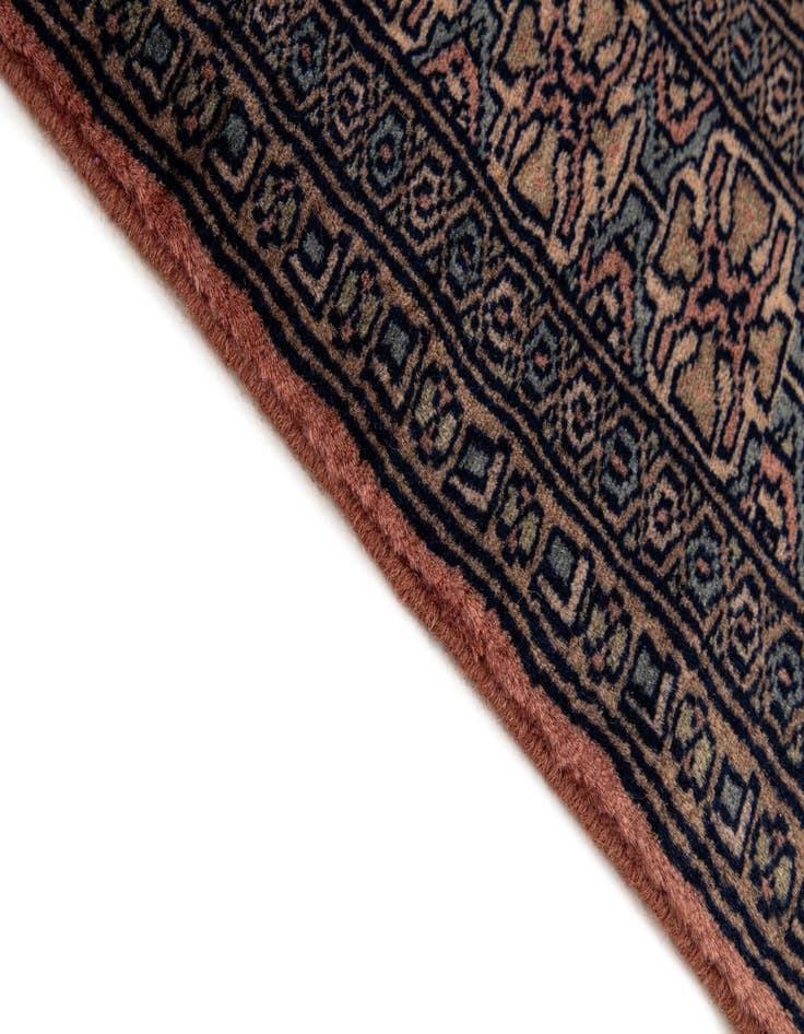 Detail image of  4' 2 x 6'  Hand Knotted Bokhara Wool Rug