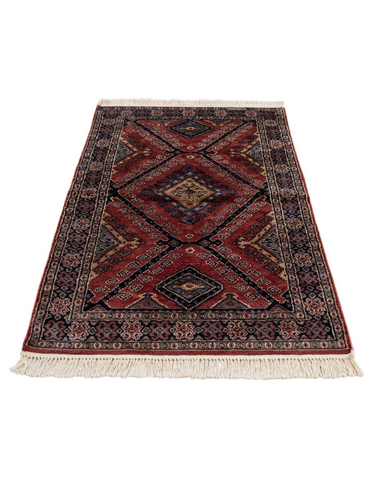 Detail image of  3' 1 x 5' 1  Hand Knotted Bokhara Oriental Rug