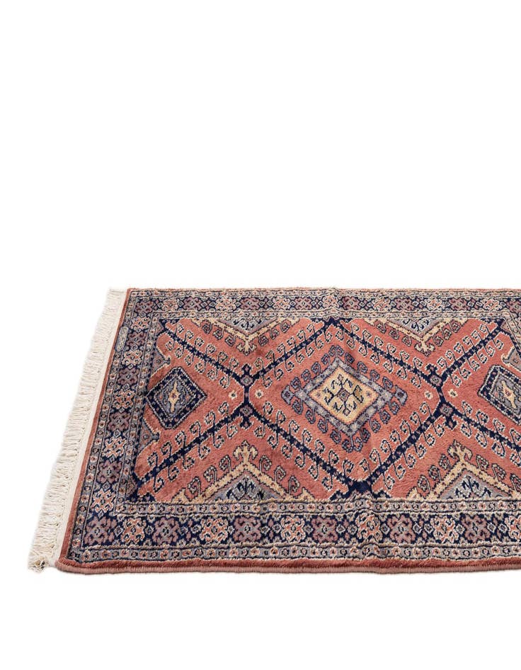 Detail image of  3' 1 x 5' 1  Hand Knotted Bokhara Oriental Rug