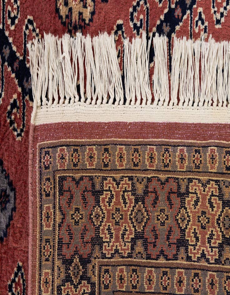 Detail image of  3' 1 x 5' 1  Hand Knotted Bokhara Oriental Rug