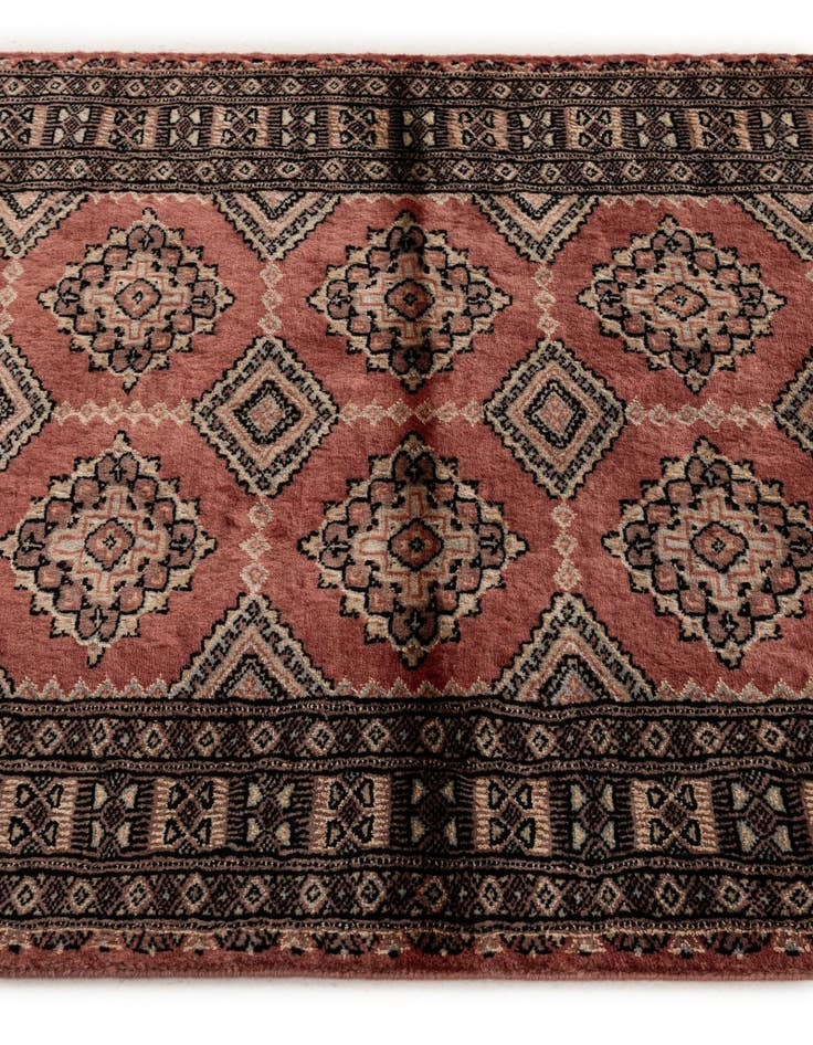 Detail image of  3' 2 x 5'  Hand Knotted Bokhara Oriental Rug