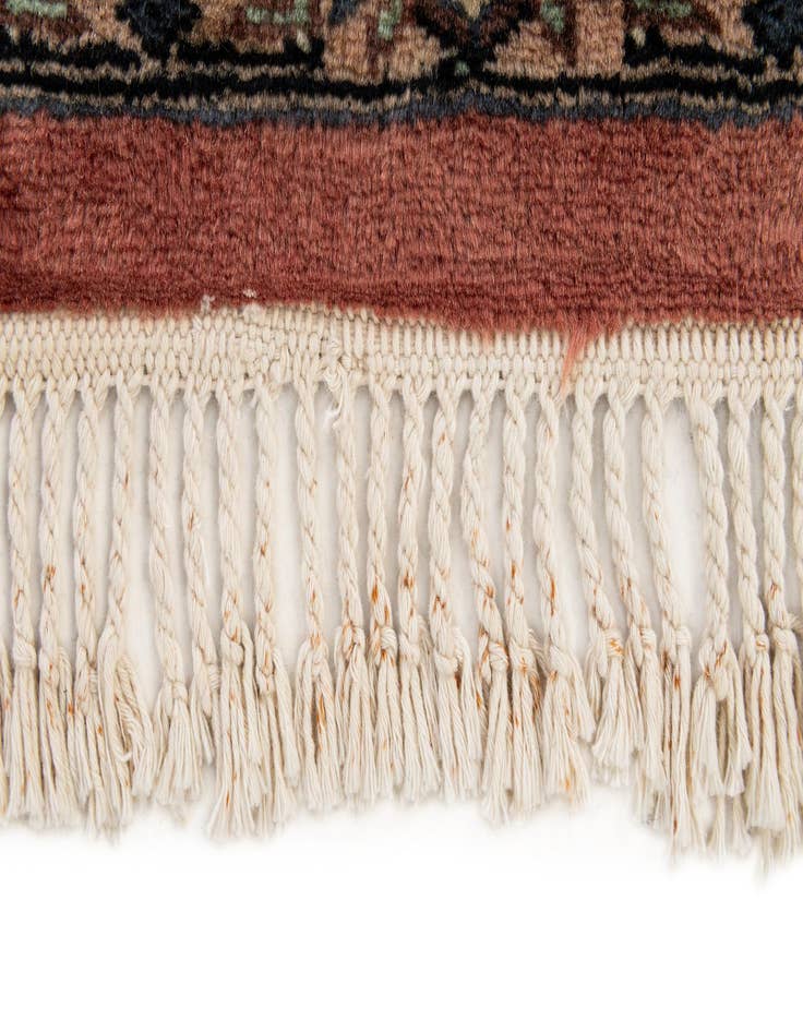 Detail image of  4' 2 x 6' 2  Hand Knotted Bokhara Oriental Wool Rug