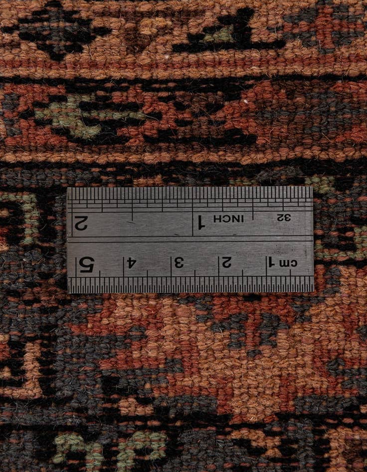 Detail image of  4' 5 x 6' 4  Hand Knotted Bokhara Wool Rug