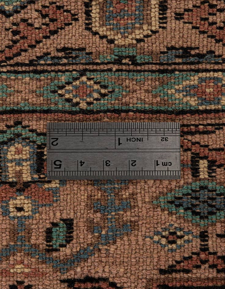 Detail image of  4' 4 x 6'  Hand Knotted Bokhara Oriental Wool Rug